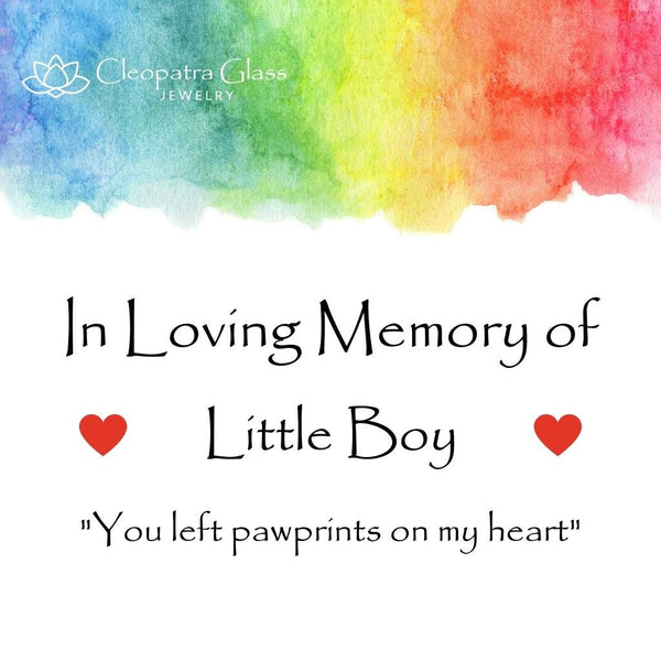 Includes Personalized In Loving Memory of Card